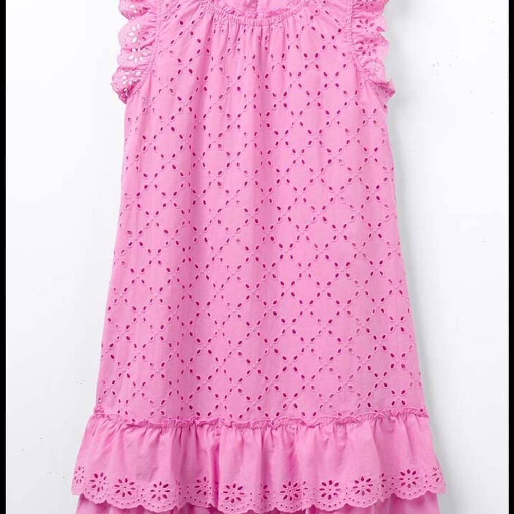 Matilda Jane Pink Eyelet Dress